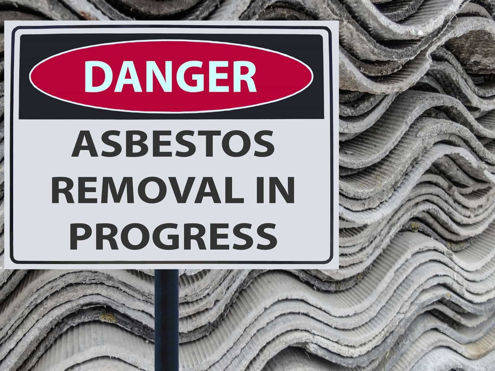 Asbestos warning