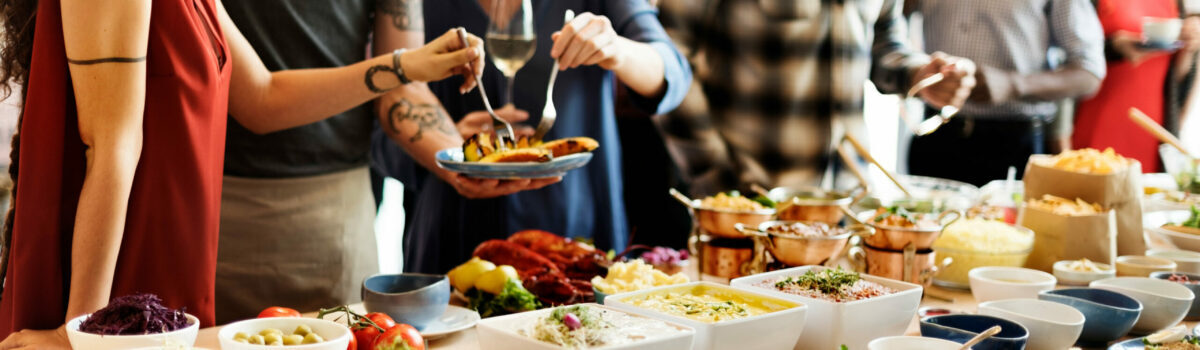 Buffets mean food is left out for a lng time leaving them at risk Buffets mean food is left out for a lng time leaving them at risk